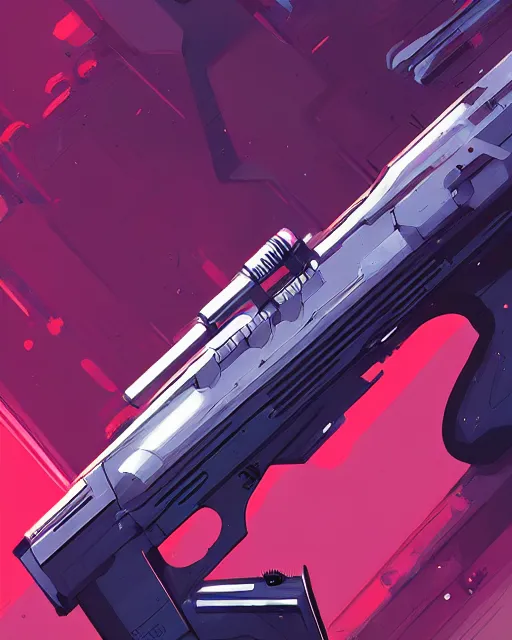 Image similar to a futuristic sci fi gattling gun., smooth, intricate, elegant, power aura, digital painting, artstation, concept art, sharp focus, illustration, art by josan gonzalez, high contrast