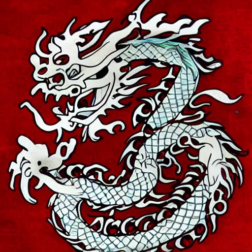 Prompt: chinese dragon, loong