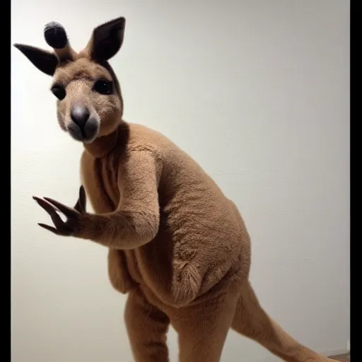 Prompt: kangaroo costume, craigslist photo