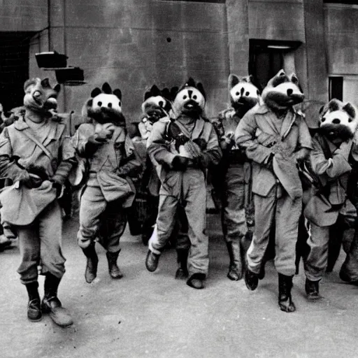 Prompt: The 1947 geneva conventions but it's a furry convention