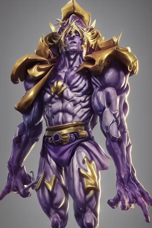 the stand Star platinum from jojo's bizarre adventure,, Stable Diffusion