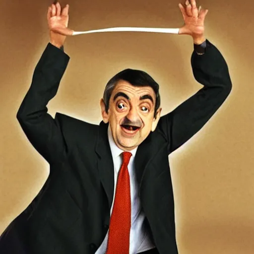 Image similar to jose luis rodriguez zapatero as mr. bean