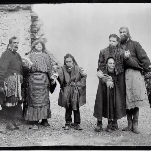 Prompt: photo of breton people
