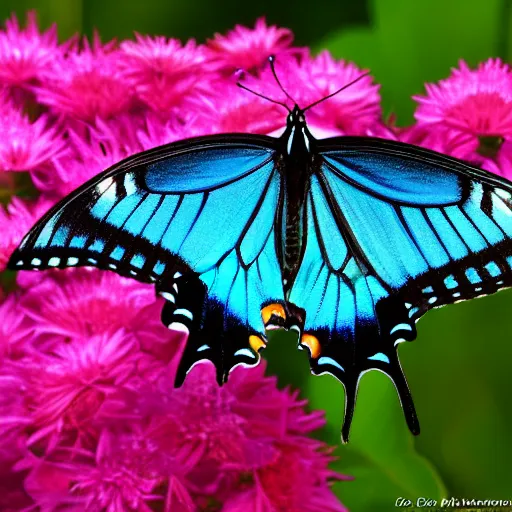 blue swallowtail butterfly