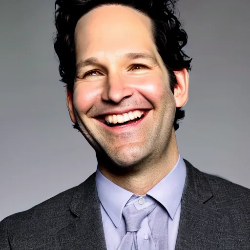 Prompt: Computer, can I get a printout of Oyster smiling? meme, 4k, Paul Rudd