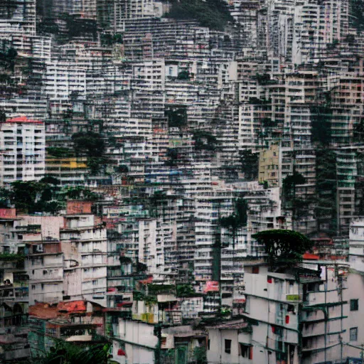 Prompt: rio de janeiro favela, wong kar wai, hyper - realistic, 8 k