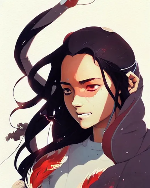 Image similar to a ultradetailed painting of katara by conrad roset, greg rutkowski and makoto shinkai trending on artstation