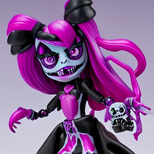 Prompt: a c'thulhu monster high action figure, product shot