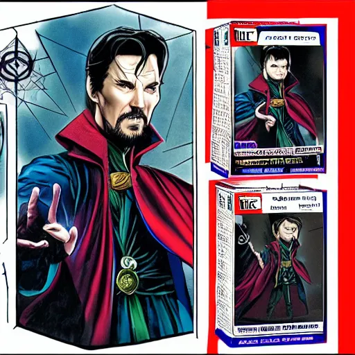 Image similar to doctor strange in matrix neo suit