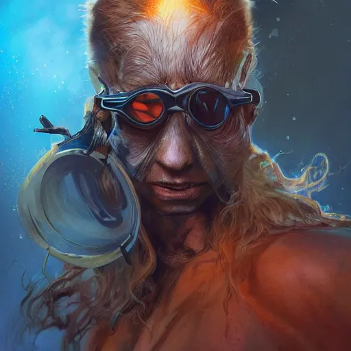 Image similar to a super hero weasel, wild matted hair, mysterious, wildly attractive, glowing eyes, post-apocalyptic clothing, comic book cover art, digital painting, artstation, concept art, smooth, sharp focus, illustration, art by artgerm and donato giancola and Joseph Christian Leyendecker, Ross Tran, WLOP