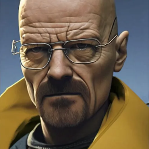 Image similar to Walter White as Gordon Freeman