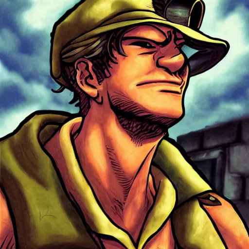 portrait of Marco from Metal Slug | Stable Diffusion | OpenArt