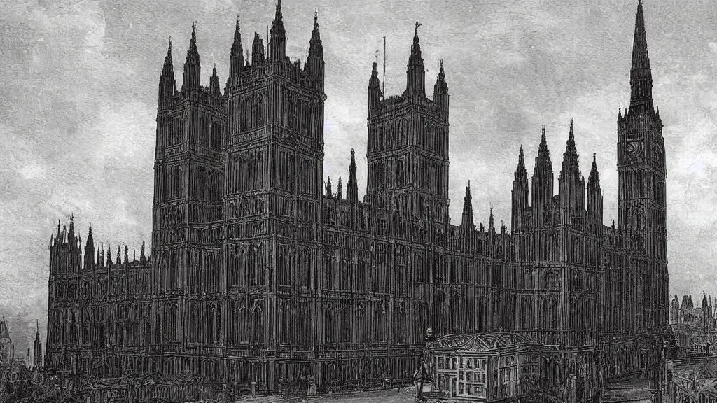 Image similar to Gothic London