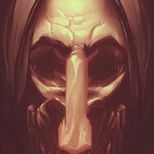 Image similar to “Dracula, close up. Lighting from behind, detailed, trending on artstation”