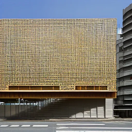 Image similar to tamedia building, shigeru ban