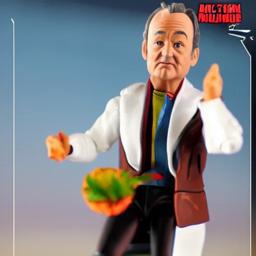 Image similar to action figure of bill murray, product shot