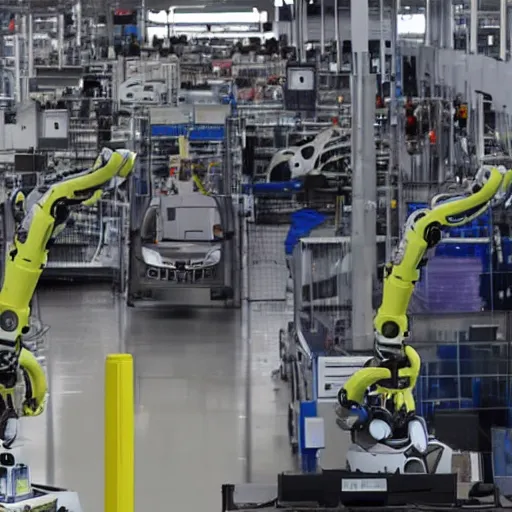 Image similar to a robot has killed a worker at a vw plant in germany