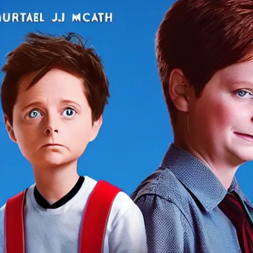 Prompt: live action movie of Morty Smith with Michael J Fox