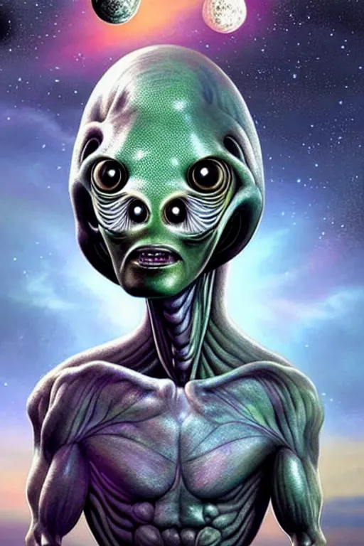 Image similar to hyper realistic aliens