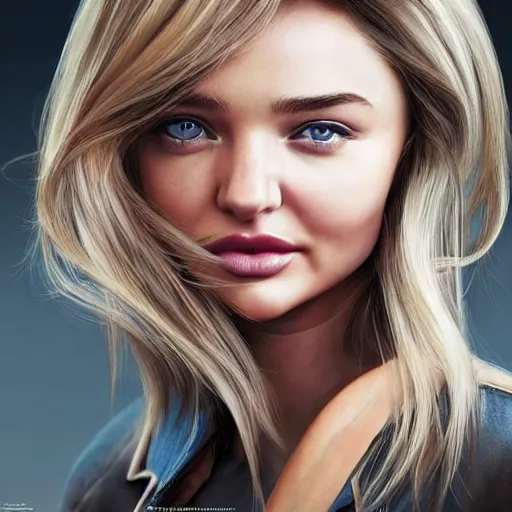 blonde miranda kerr : : as polished sniper cosplay : : | Stable Diffusion