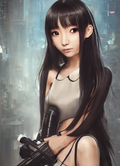 Prompt: biohazard portrait of angelababy, futuristic hong kong police uniform girl anime digital art, au naturel, hyper detailed, digital art, trending in artstation, cinematic lighting, studio quality, smooth render, unreal engine 5 rendered, octane rendered, art style by klimt and nixeu and ian sprigger and wlop and krenz cushart