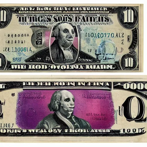 Image similar to The money of clowns