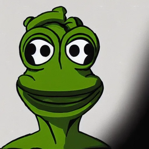 Prompt: a lot of glad pepe