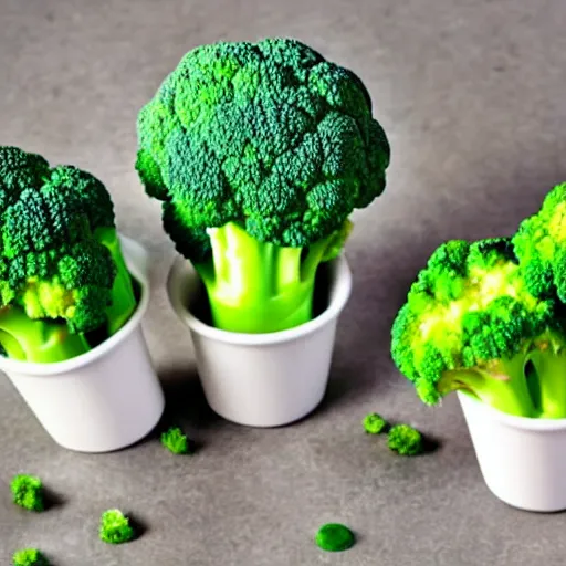 Prompt: broccoli flavored icecream