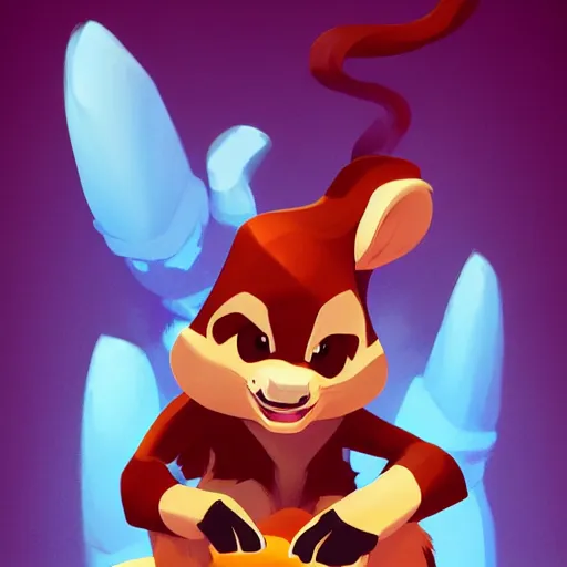 Image similar to face icon stylized minimalist chip'n dale : rescue rangers, loftis, cory behance hd by jesper ejsing, by rhads, makoto shinkai and lois van baarle, ilya kuvshinov, rossdraws global illumination