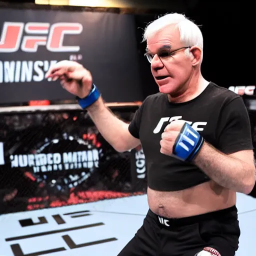 Image similar to steve martin in the ufc