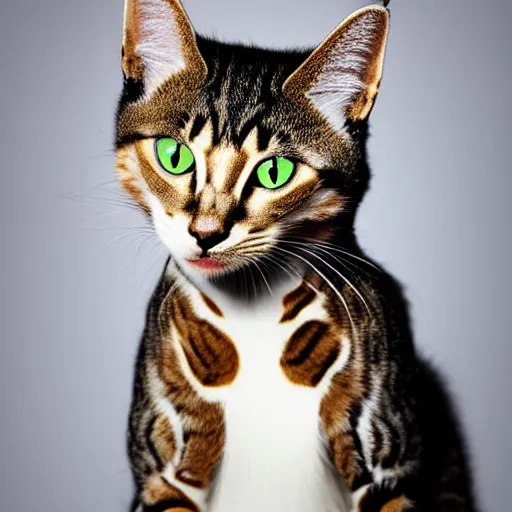 Image similar to a feline snake - cat - hybrid, reptile animal photography