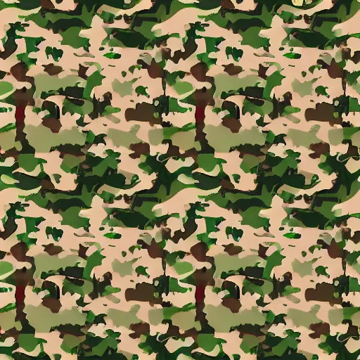 Prompt: camouflage pattern