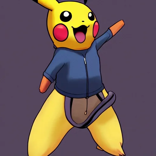 Prompt: pikachu but there is something slightly off, a subtle uncanny change