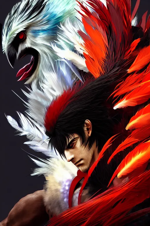 Tekken-Raven  Black comics, Samurai warriors anime, Character art