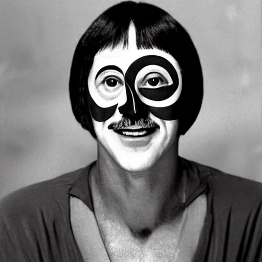 Prompt: sonny bono as the sun with a face photo