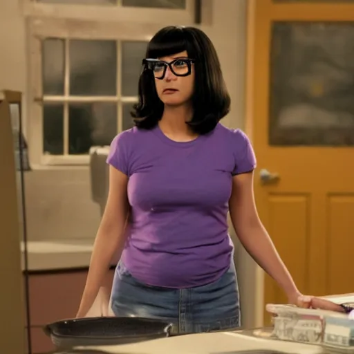 Prompt: A still of Tina Belcher from Bob's Burgers in Breaking Bad (2008), 4k