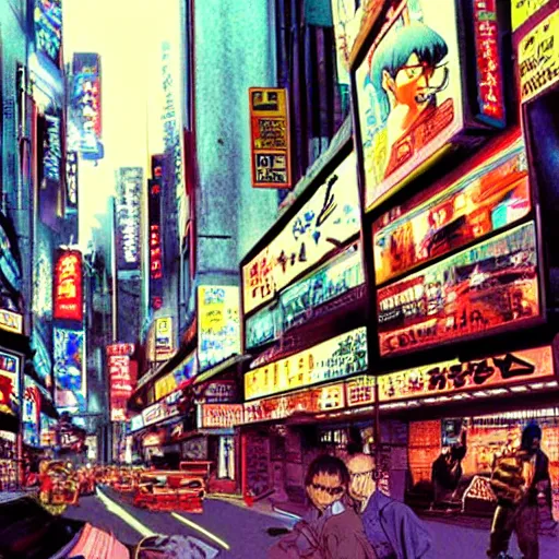 Image similar to Inside a gang hideout, cyberpunk Shibuya, Smoke, wide angle, cinematic shot, highly detailed, cinematic lighting , photorealistic, 8K, created by Hideaki Anno + Katsuhiro Otomo +Rumiko Takahashi