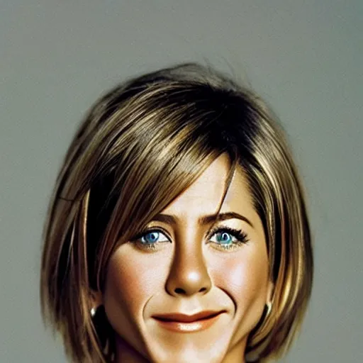 Prompt: portrait of a beautiful 20-year-old Jennifer Aniston with a pixie haircut by Mario Testino, headshot, detailed, award winning, Sony a7R
