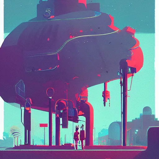 Prompt: art by james gilleard
