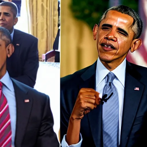 Image similar to Obama in Fortnite