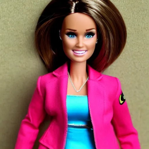 Image similar to michelle payne as a barbie doll