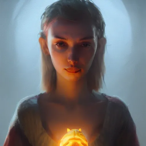 Image similar to The Huggy-Wuggy toy from the video game Poppy Playtime, oil painting, Greg Rutkowski, Charlie Bowater, unreal 5, DAZ, hyperrealistic, octane render, RPG portrait, dynamic lighting, fantasy art, beautiful face