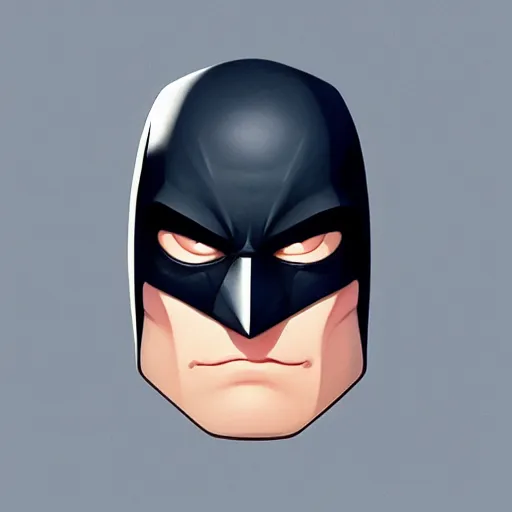 Image similar to face icon stylized minimalist batman, loftis, cory behance hd by jesper ejsing, by rhads, makoto shinkai and lois van baarle, ilya kuvshinov, rossdraws global illumination