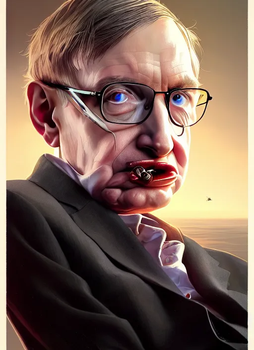 Prompt: highly detailed portrait stephen hawking in gta v, stephen bliss, unreal engine, fantasy art by greg rutkowski, loish, rhads, ferdinand knab, makoto shinkai and lois van baarle, ilya kuvshinov, rossdraws, tom bagshaw, global illumination, radiant light, detailed and intricate environment