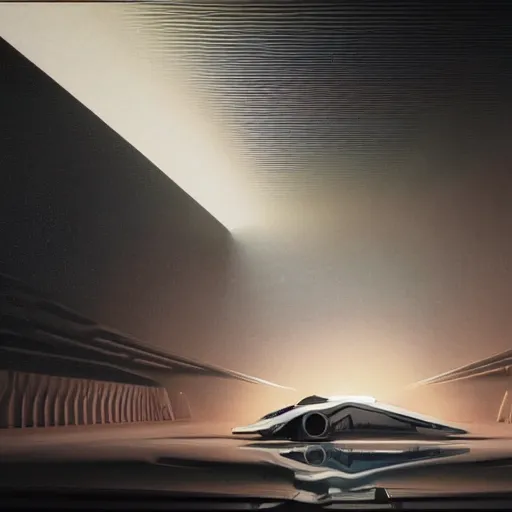 Image similar to sci-fi car and wall structure in the coronation of napoleon painting by Jacques-Louis David in the blade runner 2049 film and point cloud in the middle and everything in form of zaha hadid architects artwork by caravaggio unreal engine 5 keyshot octane lighting ultra high detail ultra hyper realism 8k 16k in plastic dark tilt shift full-length view