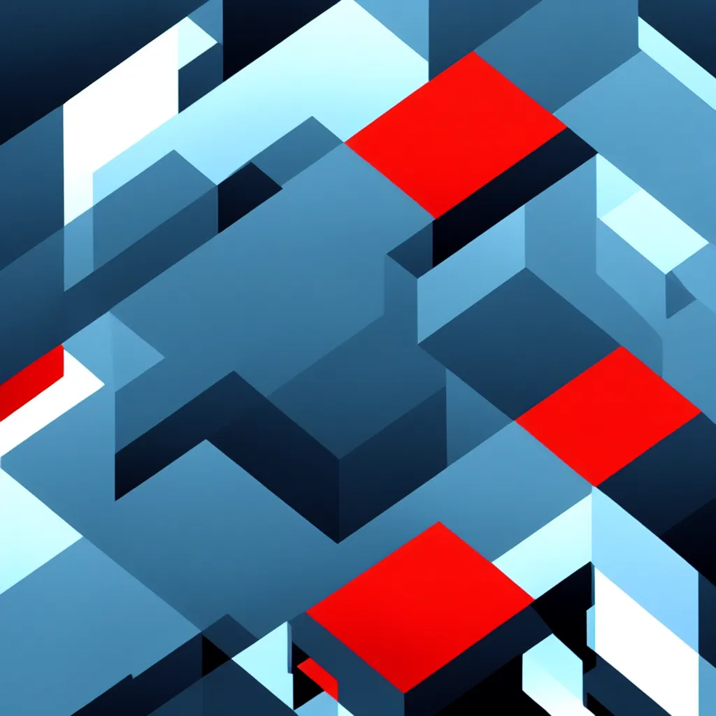 Image similar to minimal design, shapes, cold colours, mirrors edge, sterile colours, abstract artwork, pure shapes, electronic computer, mirrors edge, blade runner, minimalist,