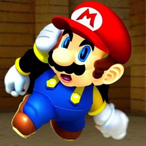 Prompt: anime mario