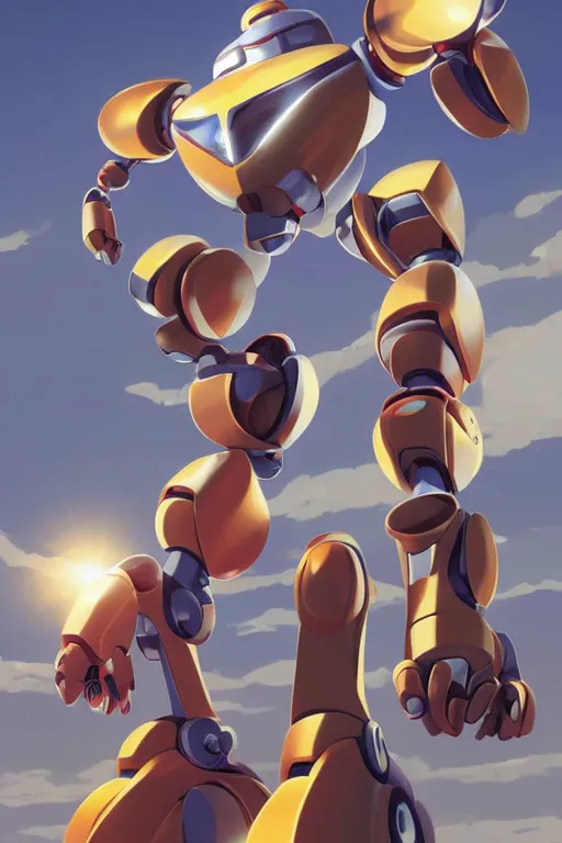 Image similar to metabots medabots medarotto medarot robot minimalist comics, behance hd by jesper ejsing, by rhads, makoto shinkai and lois van baarle, ilya kuvshinov, rossdraws global illumination ray tracing hdr radiating a glowing aura