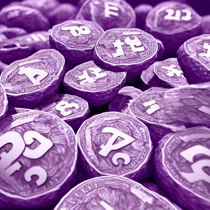 Image similar to high quality 3 d render very cute cabbages money dollar! party! highly detailed, unreal engine cinematic smooth, moody purple glow light, low angle, uhd 8 k, sharp focus