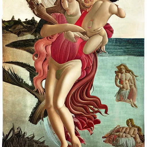 Image similar to botticelli nightmare by dzo